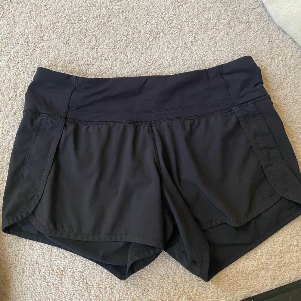 Black lululemon shorts
